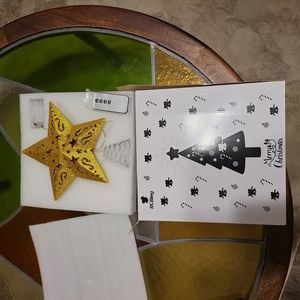 Christmas Tree Topper - lights w/remote